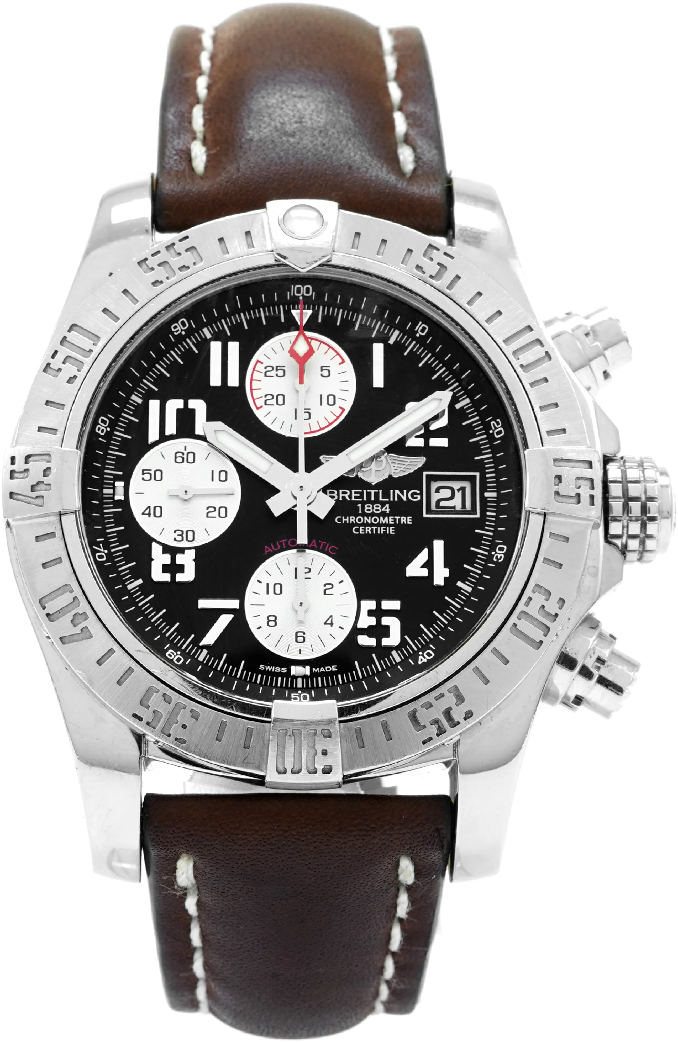 Breitling Avenger A13381 43mm Stainless steel Black