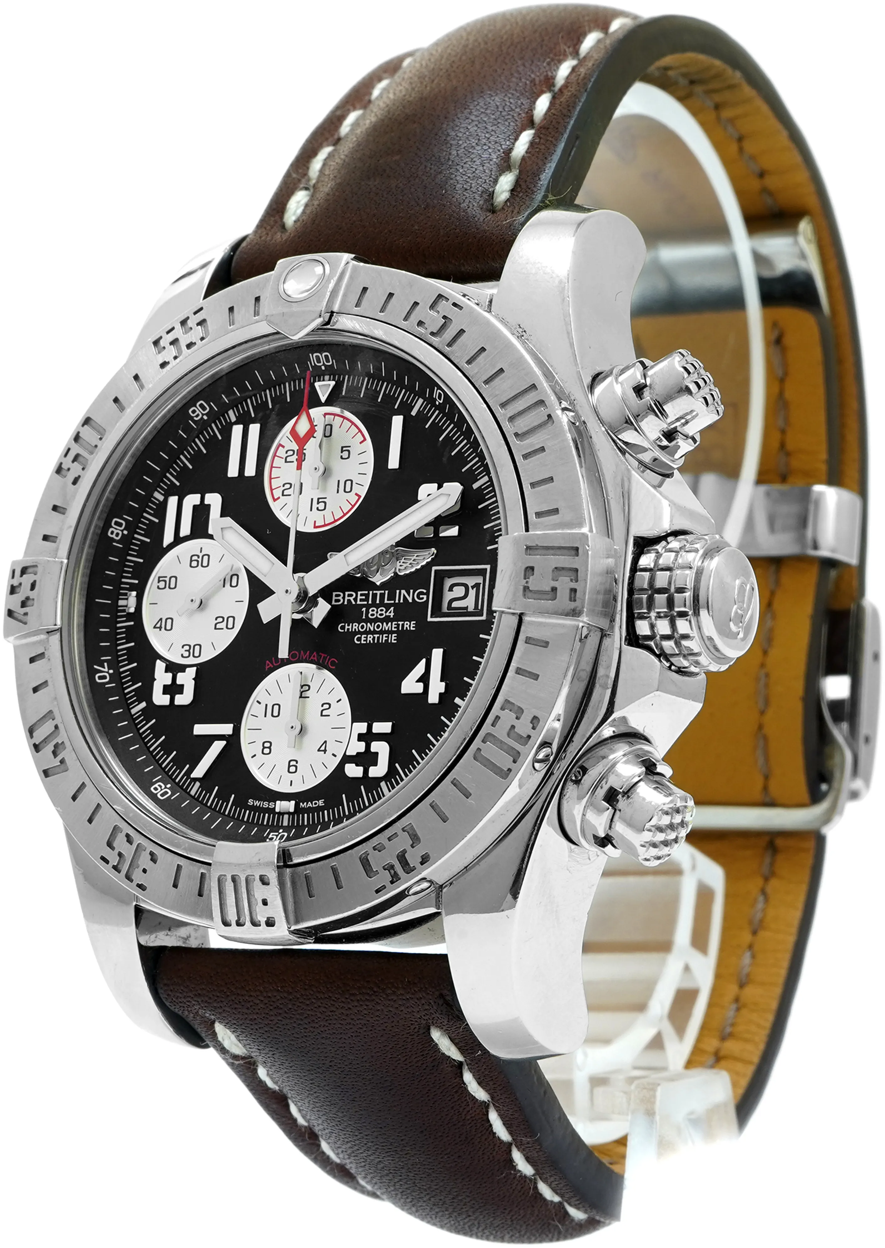 Breitling Avenger A13381 43mm Stainless steel Black 1