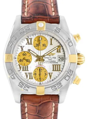 Breitling Cockpit B13358 39mm Yellow gold and Stainless steel White