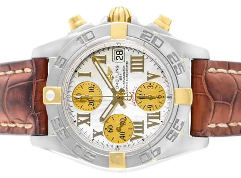 Breitling Cockpit B13358 39mm Yellow gold and Stainless steel White 1