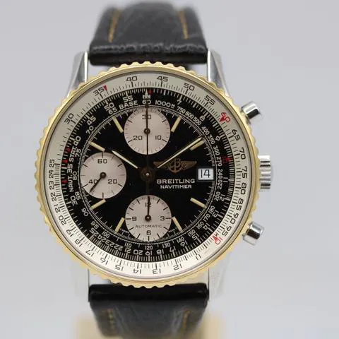 Breitling Navitimer B13019 41mm Yellow gold and Stainless steel Black