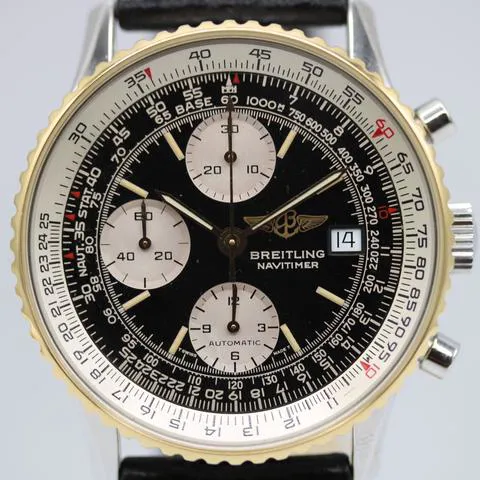 Breitling Navitimer B13019 41mm Yellow gold and Stainless steel Black 1