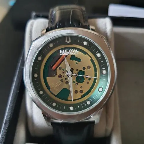 Bulova Accutron 96A155 42mm Stainless steel Green 6