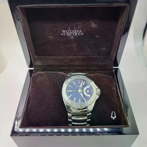 Bulova Accutron 63B132 40mm Stainless steel Blue 2