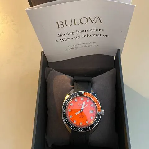 Bulova Archive 96B350 41mm Stainless steel Orange 4