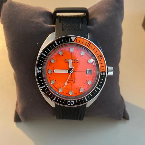 Bulova Archive 96B350 41mm Stainless steel Orange 6