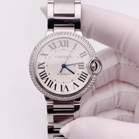 Cartier Ballon Bleu 36mm W6920046 36mm Stainless steel White