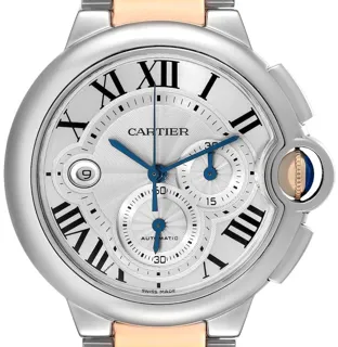 Cartier Ballon Bleu Rose gold and Stainless steel Silver