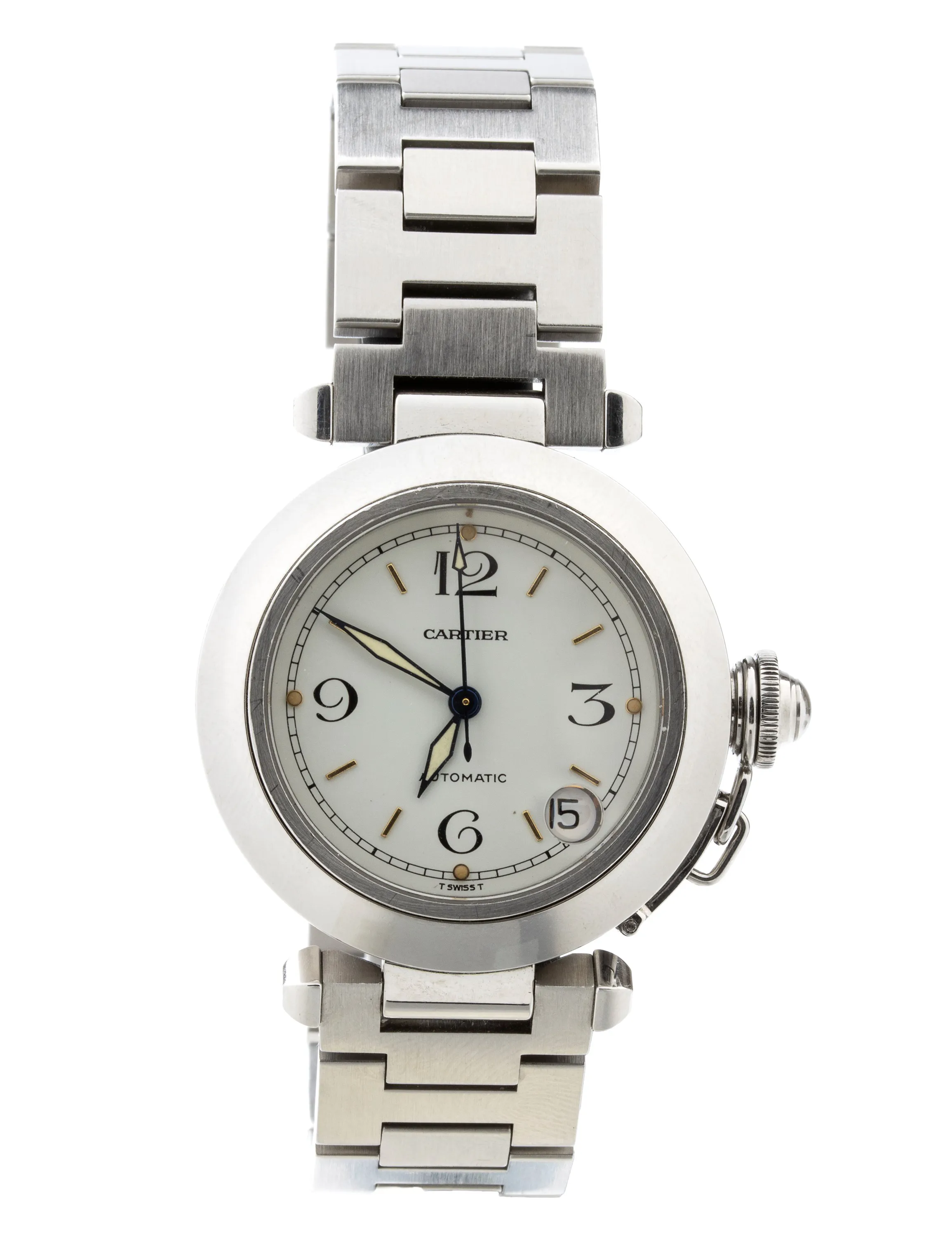 Cartier Pasha 36mm Stainless steel White 1