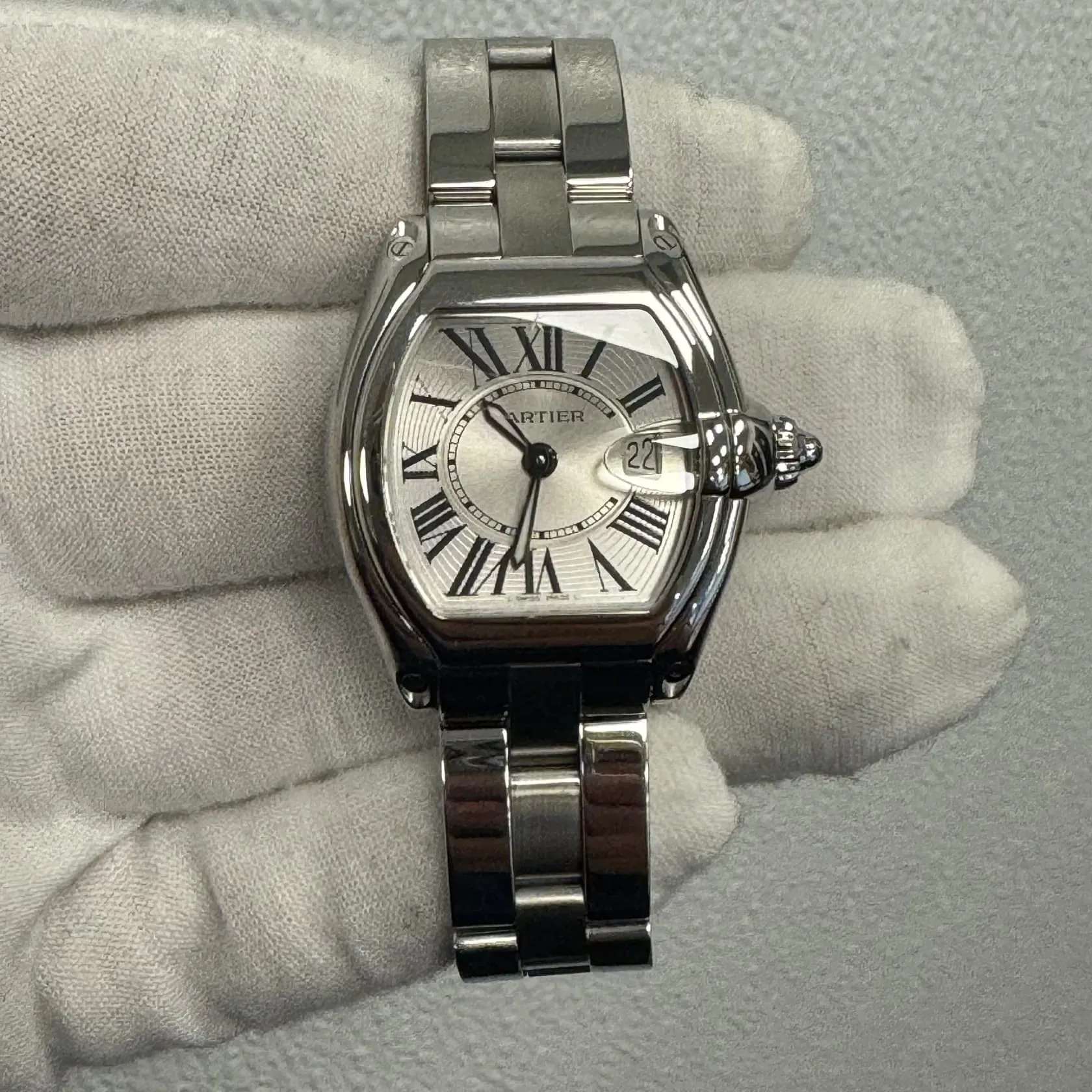 Cartier Roadster W62016V3 33mm Stainless steel Silver 3