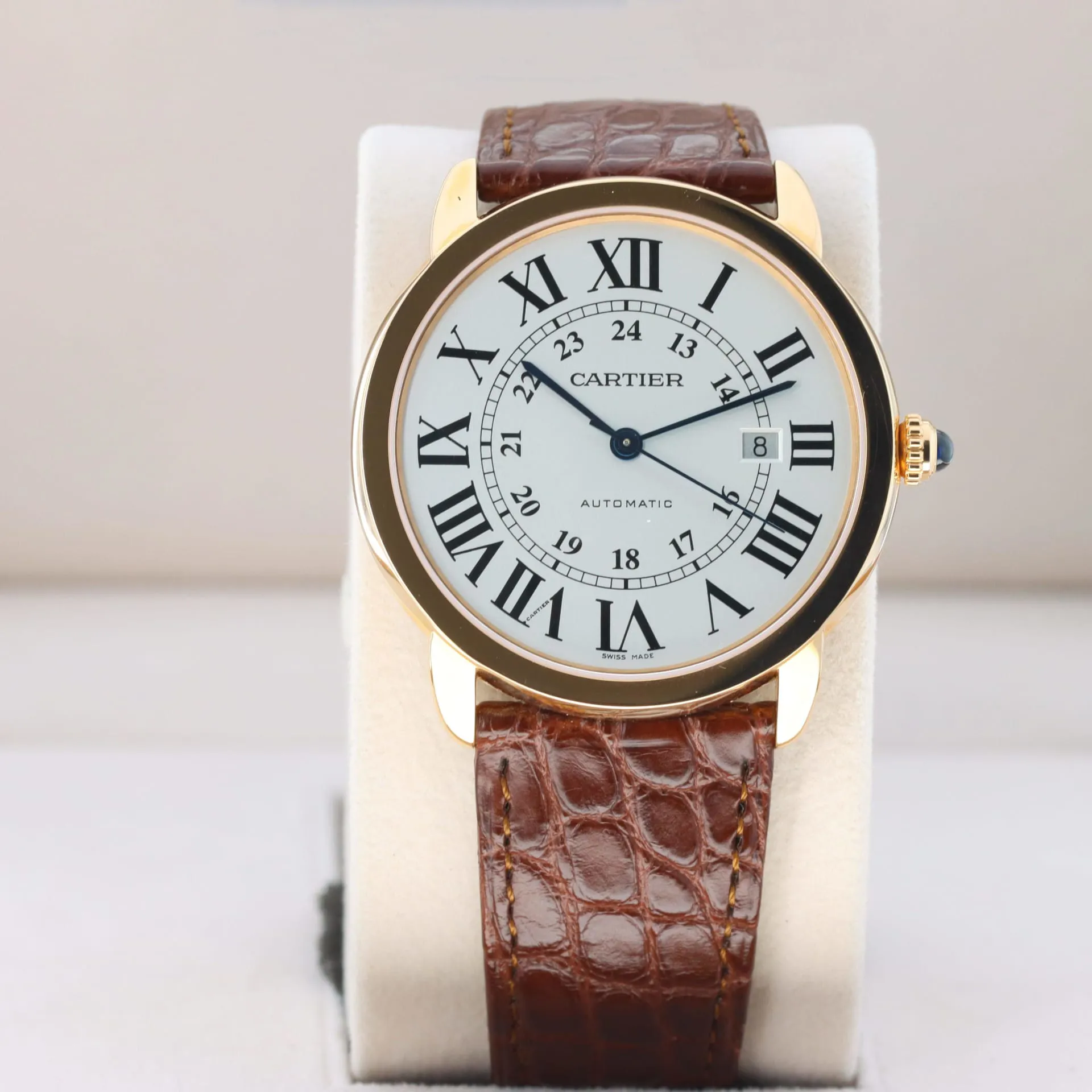 Cartier Ronde Solo de Cartier W6701009 42mm Rose gold Silver