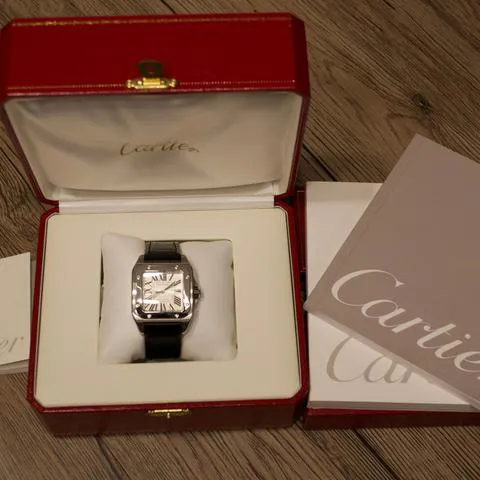 Cartier Santos 100 2878 33mm Stainless steel Silver 1