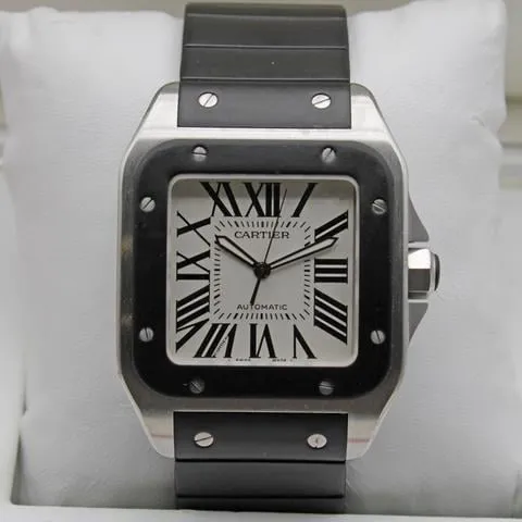 Cartier Santos 100 W20121U2 38mm Stainless steel Silver 4