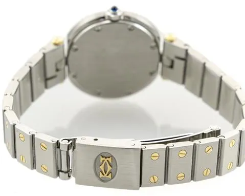 Cartier Santos 8191 27mm Yellow gold and Stainless steel White 7