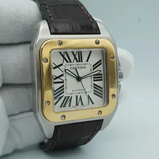 Cartier Santos de Cartier W20072X7 Yellow gold and Stainless steel Silver