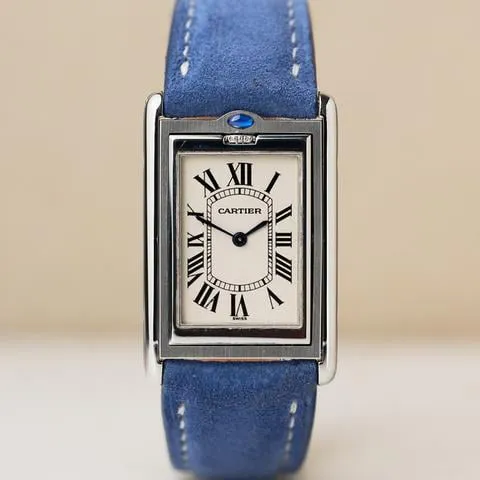 Cartier Tank 2390 25mm Stainless steel White