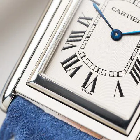 Cartier Tank 2390 25mm Stainless steel White 6