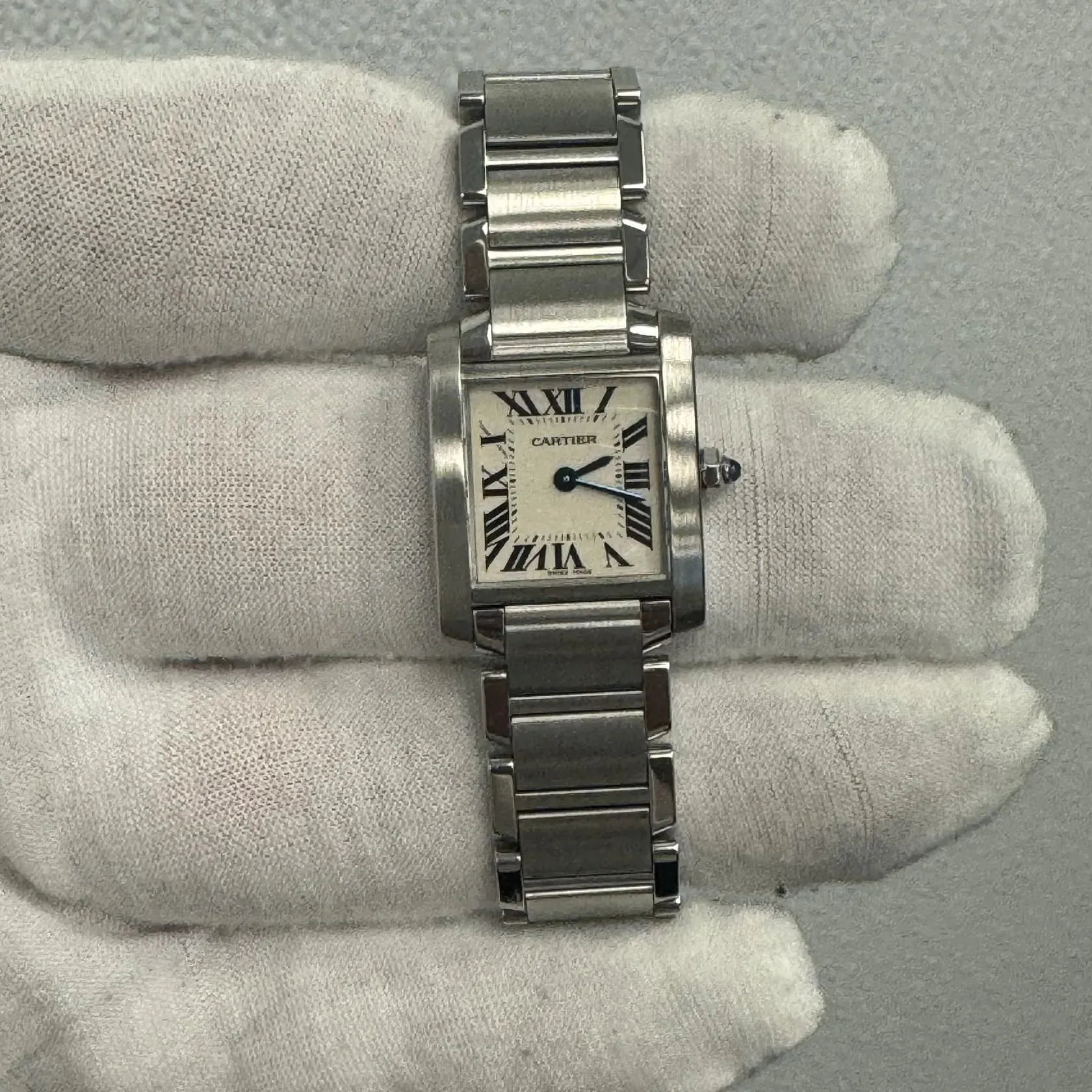 Cartier Tank Française W51008Q3 25mm Stainless steel Silver 3