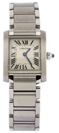 Cartier Tank Française W51008Q3 25mm Stainless steel Silver