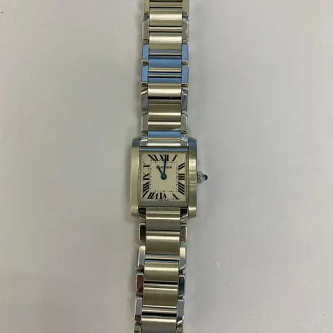 Cartier Tank Française W51008Q3 20mm Stainless steel White 1