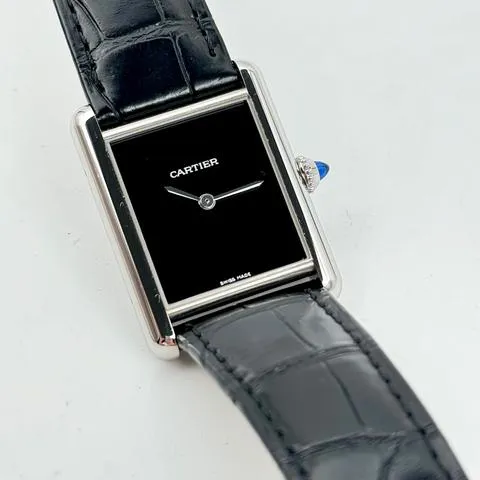 Cartier Tank WSTA0072 33.5mm Stainless steel Black 1