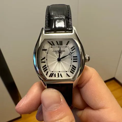 Cartier Tortue W1532851 34mm Platinum Silver 4