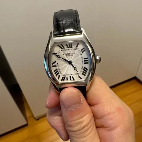 Cartier Tortue W1532851 34mm Platinum Silver 5