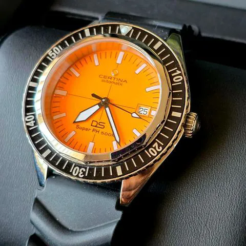 Certina Heritage Collection C037.407.17.280.10 43mm Stainless steel Orange 3