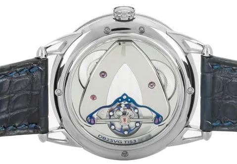 De Bethune DB25 DB25VGTIS3 42mm Titanium Blue and White 4