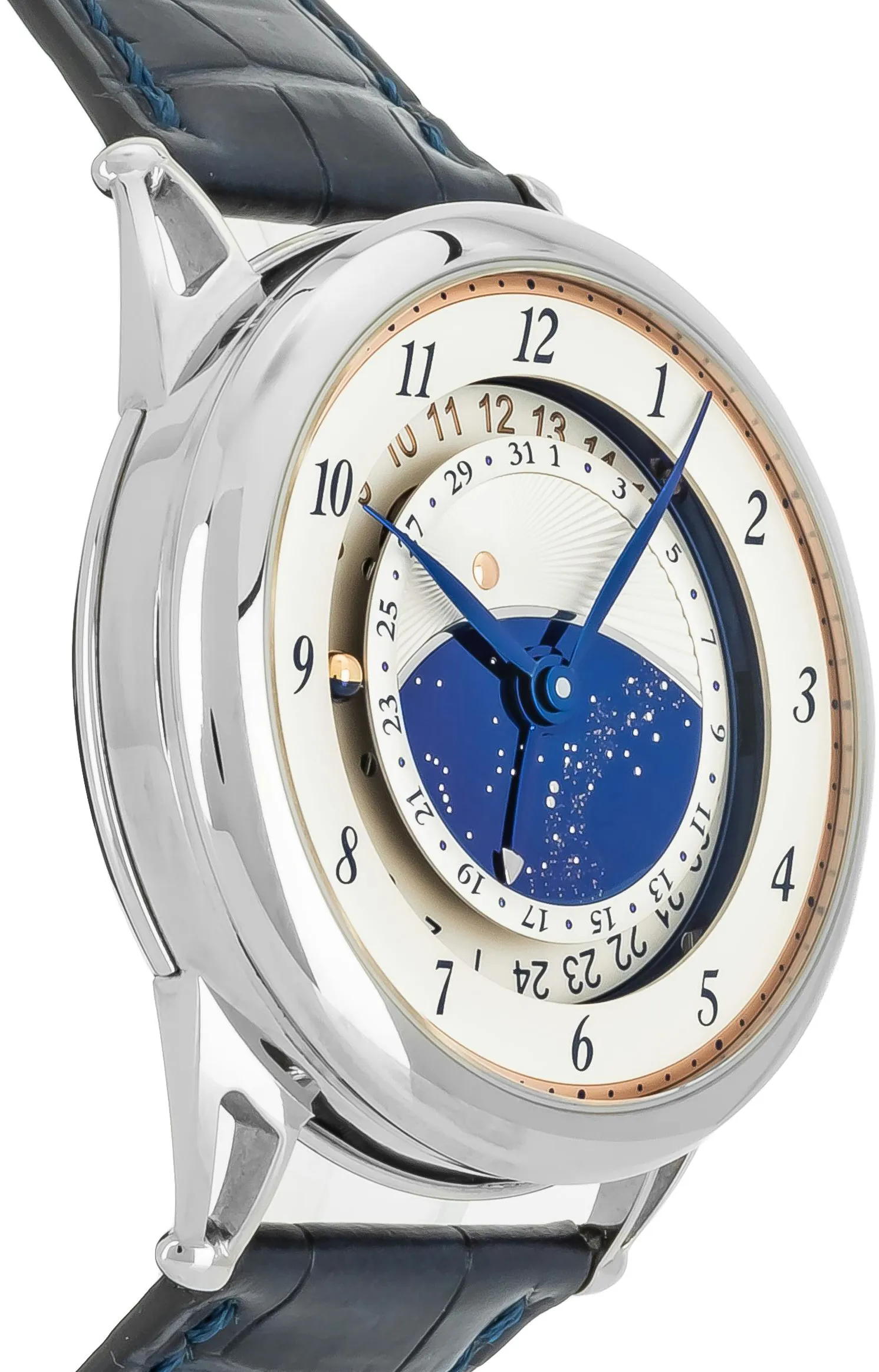 De Bethune DB25 DB25VGTIS3 42mm Titanium Blue and White 2