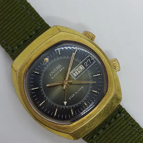 Enicar 37mm Yellow gold Gray