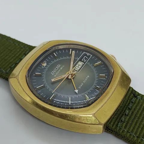 Enicar 37mm Yellow gold Gray 3