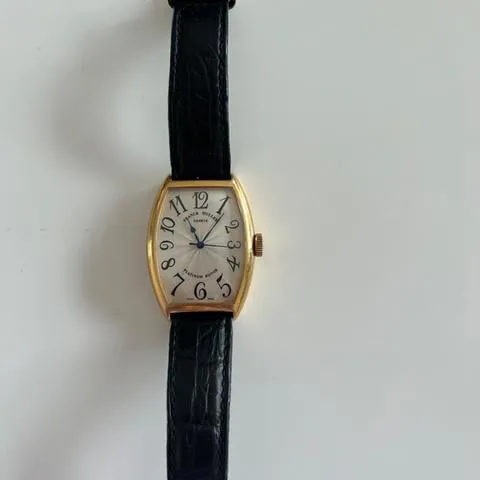 Franck Muller Cintree Curvex 5850 SC 32mm Yellow gold White