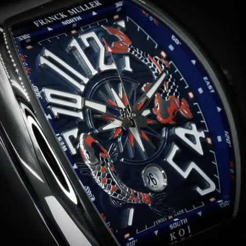 Franck Muller Vanguard V 45 SC DT 45mm Stainless steel Blue 10