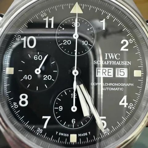 IWC Pilot Double Chronograph IW3713 42mm Stainless steel Black 13