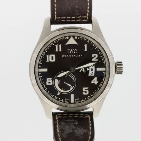 IWC Pilot IW320104 44mm Stainless steel Brown