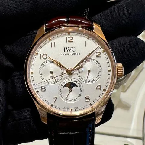 IWC Portugieser IW344202 42mm Yellow gold Silver