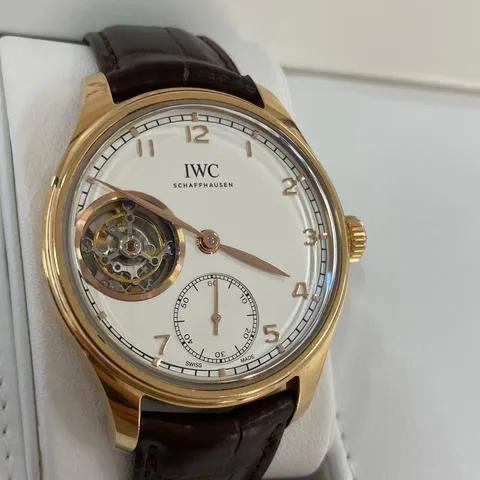 IWC Portuguese Tourbillon IW546302 43mm Rose gold Silver 1