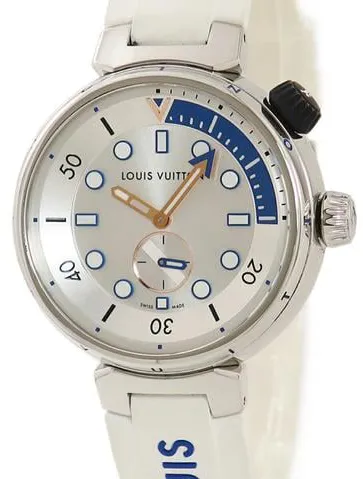 Louis Vuitton QA124Z 39.5mm Stainless steel Silver