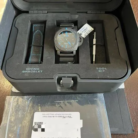 Panerai Luminor GMT Automatic PAM 01616 47mm Carbon fiber Black 1