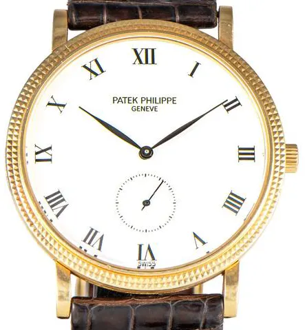 Patek Philippe Calatrava 3919J 33mm Yellow gold White