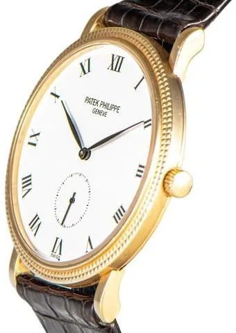 Patek Philippe Calatrava 3919J 33mm Yellow gold White 1