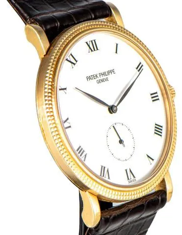 Patek Philippe Calatrava 3919J 33mm Yellow gold White 2