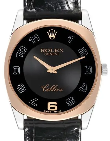 Rolex Cellini Danaos 4233 34mm White gold Black