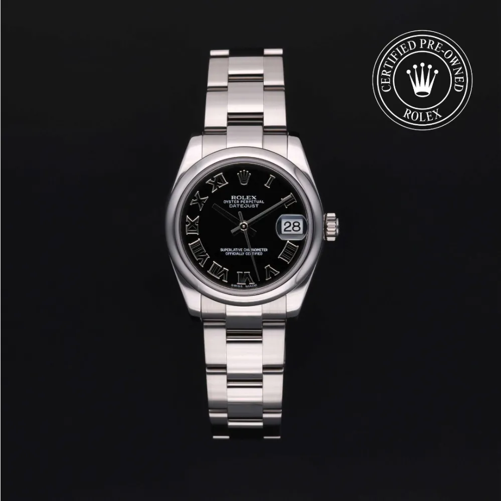 Rolex Datejust 31 178240 31mm Stainless steel Black