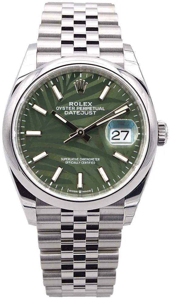 Rolex Datejust 36 126200 36mm Stainless steel Green