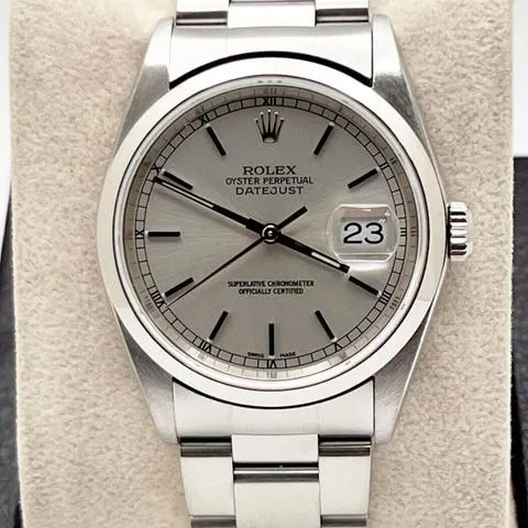 Rolex Datejust 36 16200 36mm Stainless steel Silver