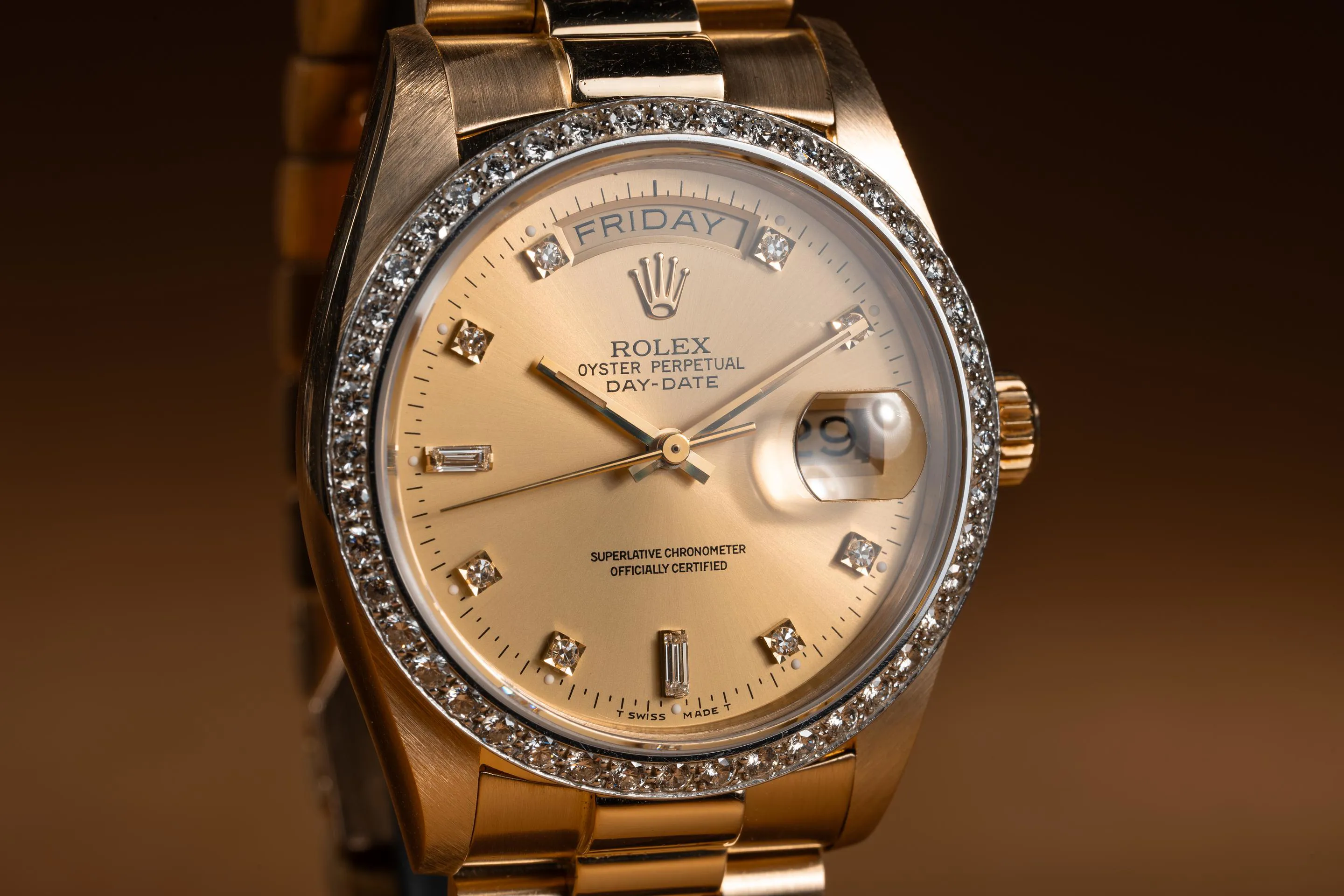 Rolex Day-Date 36 18048 Yellow gold Champagne 1