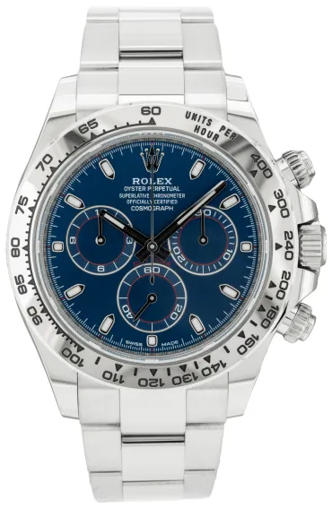 Rolex Daytona 116509 40mm White gold Blue