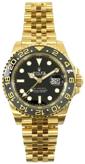 Rolex GMT-Master II 126718GRNR-0001 Yellow gold Black